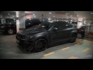 black bmw x6 hamann